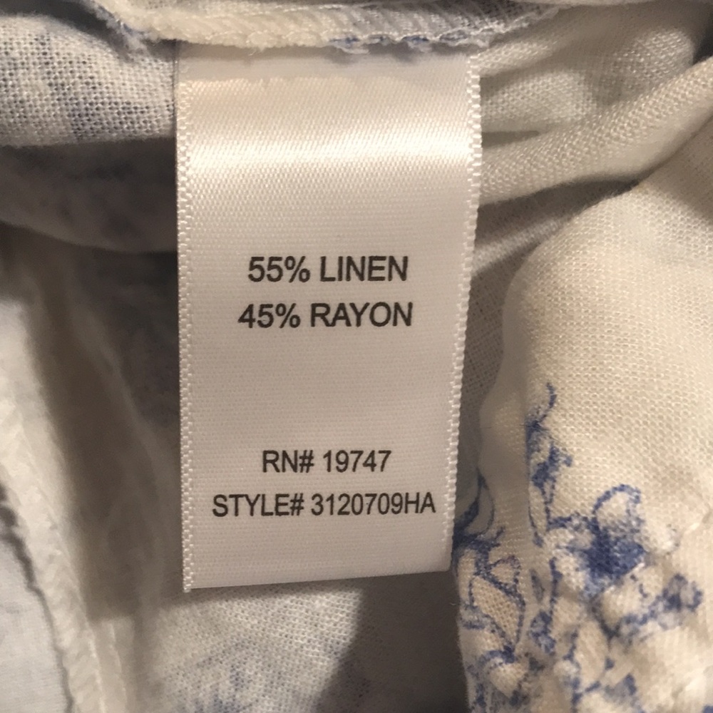 NWT Land ‘N Sea Linen Shorts - Picture 3 of 6
